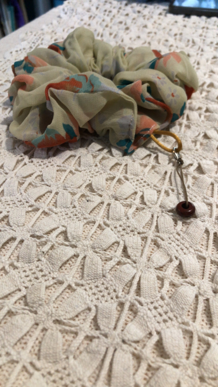 Chou’Zen Liora - Chouchou bien-être en tissu upcyclé 🌿 Version pierre amovible
