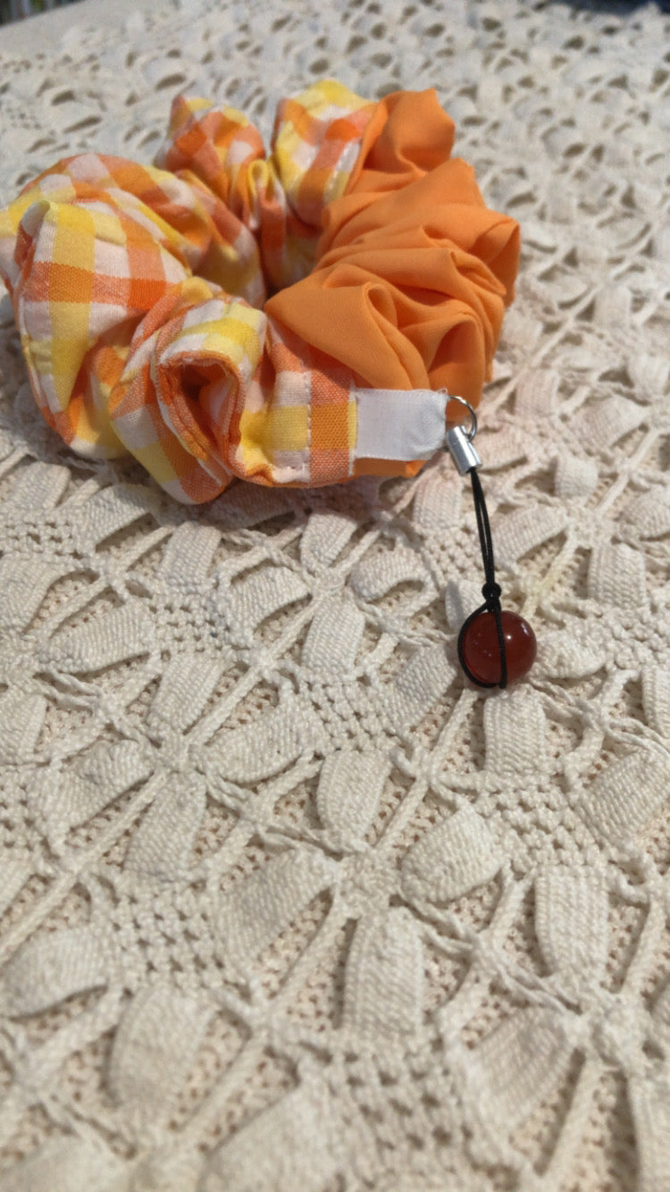 Chou’Zen Samara - Chouchou bien-être en tissu upcyclé 🌿 Version pierre amovible