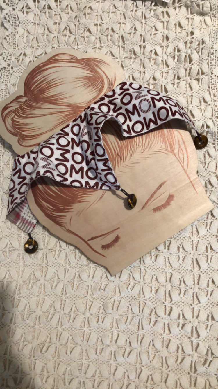 Chou’Zen Carré - Chouchou bien-être en tissu upcyclé 🌿 Version pierre amovible