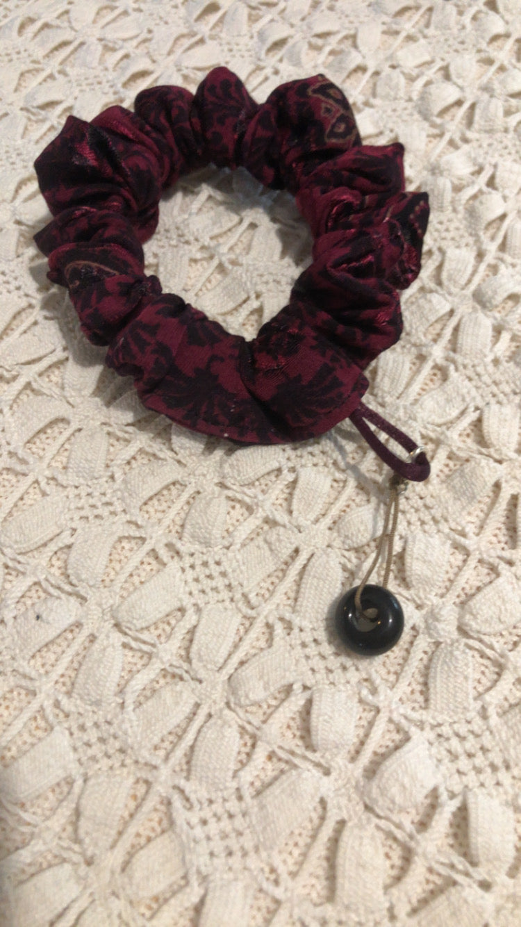 Chou’Zen Théa - Chouchou bien-être en tissu upcyclé 🌿 Version pierre amovible