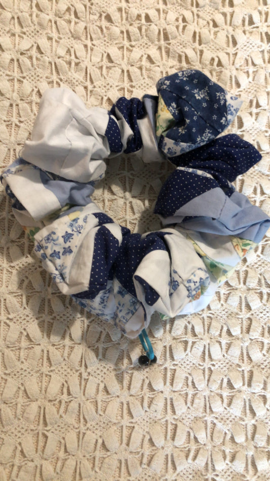 Chou’Zen Célestine- Chouchou bien-être en tissu upcyclé 🌿 Version pierre amovible XL