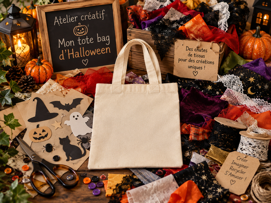 Atelier « Mon totebag d’Halloween » 👻
