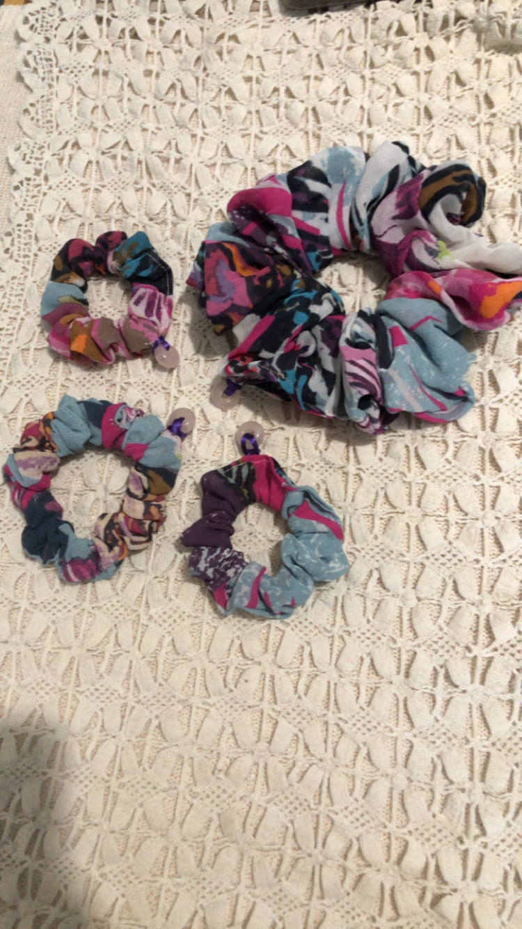 Chou’Zen Ondine - Chouchou bien-être en tissu upcyclé 🌿 Version pierre amovible