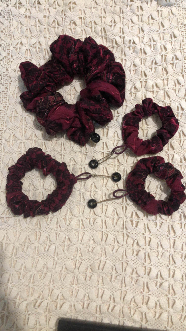 Chou’Zen Théa - Chouchou bien-être en tissu upcyclé 🌿 Version pierre amovible